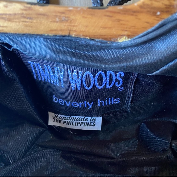 Timmy Woods Beverly Hills zebra wood novelty bag - Picture 7 of 7
